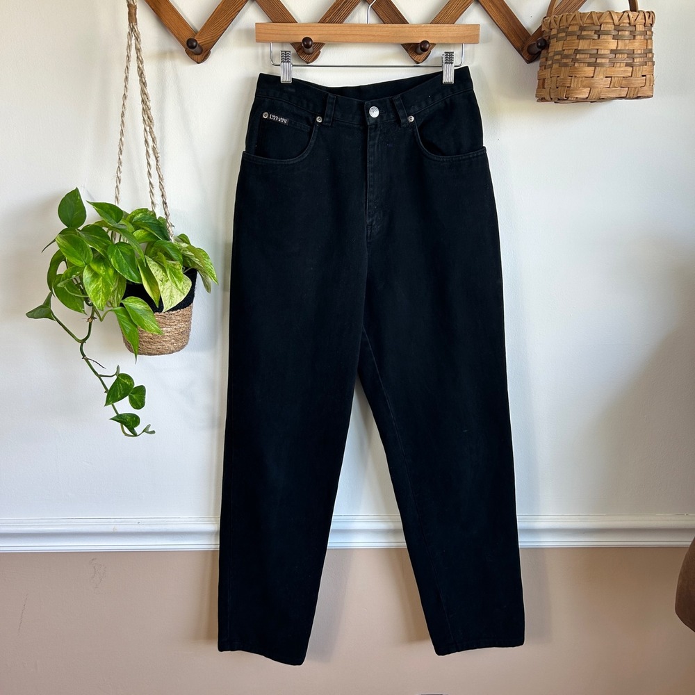 Vintage Ralph Lauren Vintage Black High Waisted Straight Leg Denim Jeans